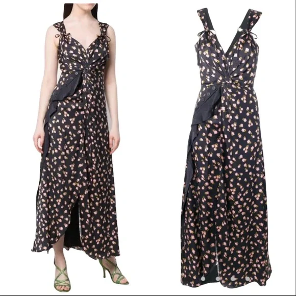 Self-Portrait Floral Print Maxi Dress - Picture 14 of 14